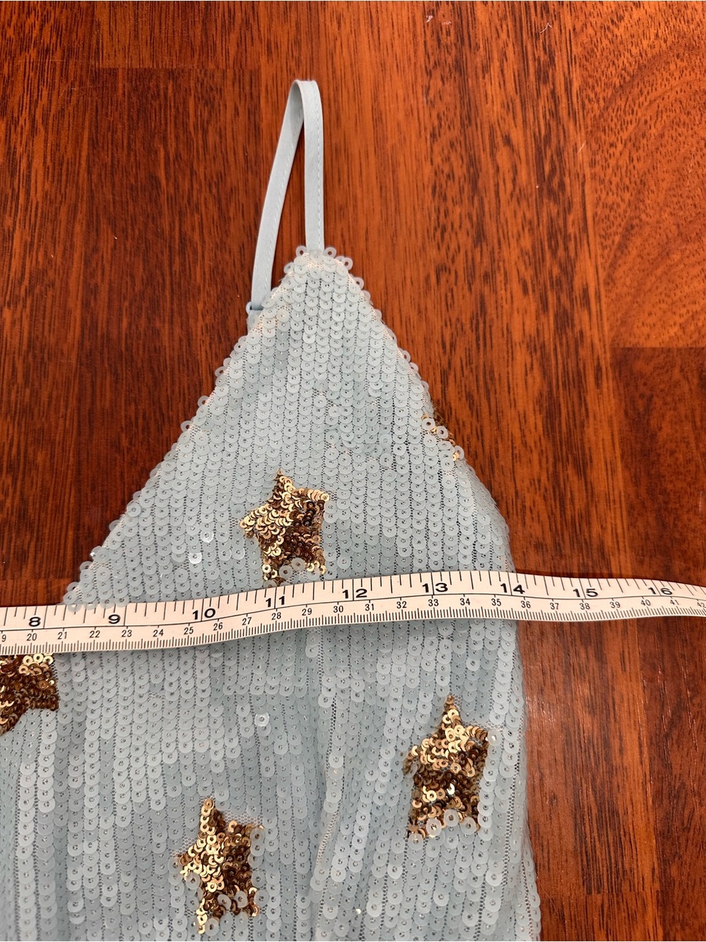 Superdown REVOLVE  Dina Light Blue Sequins Star-Embellished Mini Dres. Party. S - Picture 14 of 16